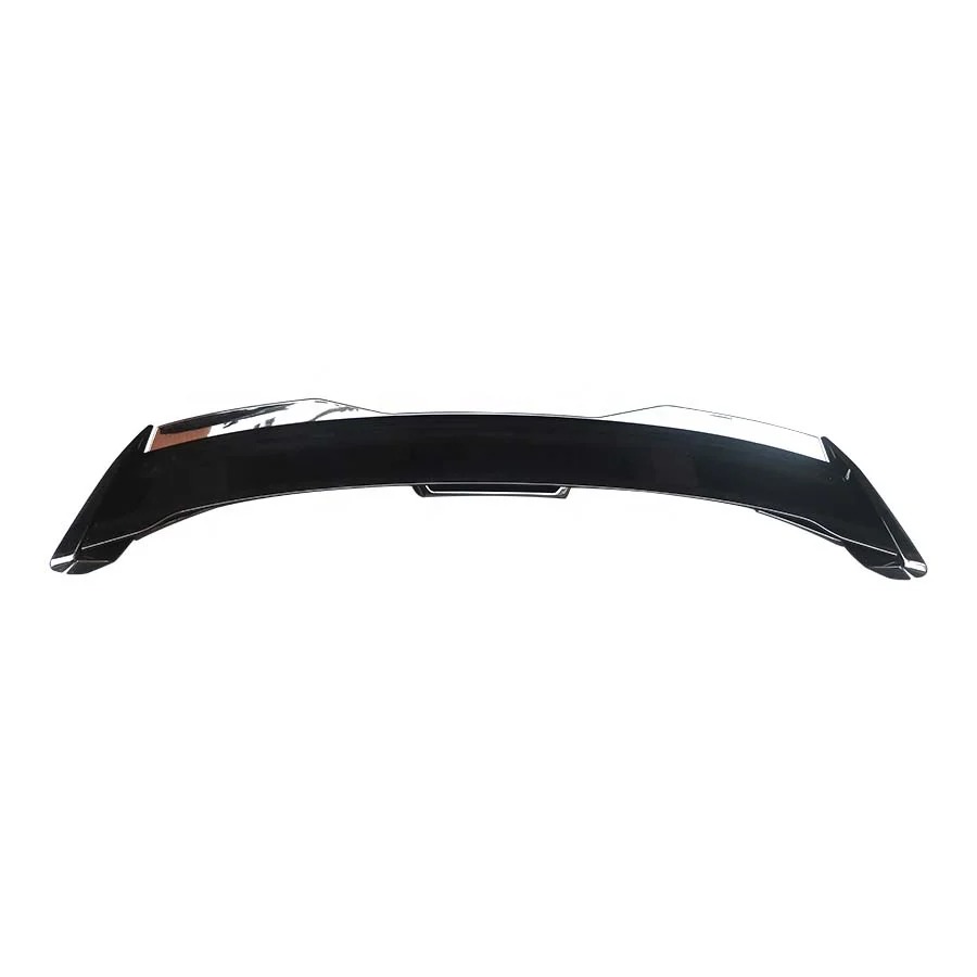 2015-2023  Mustang Glossy Black Rear Spoiler ABS Body Kits Includes Double Deck Tail Wings and Gurney Flap Accessories